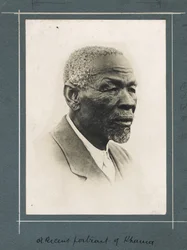 Et nyligt portræt af Khama, 1921 (gelatinesølvtryk)